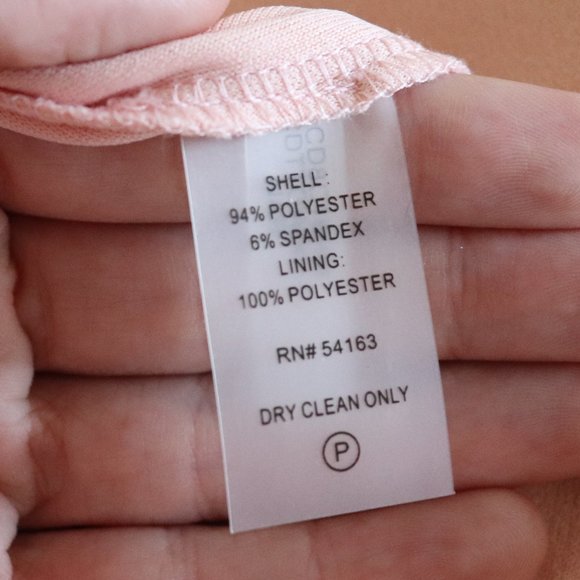 Peachy Pink Fitted Bell Sleeve Dress | 083 - Picture 5 of 5